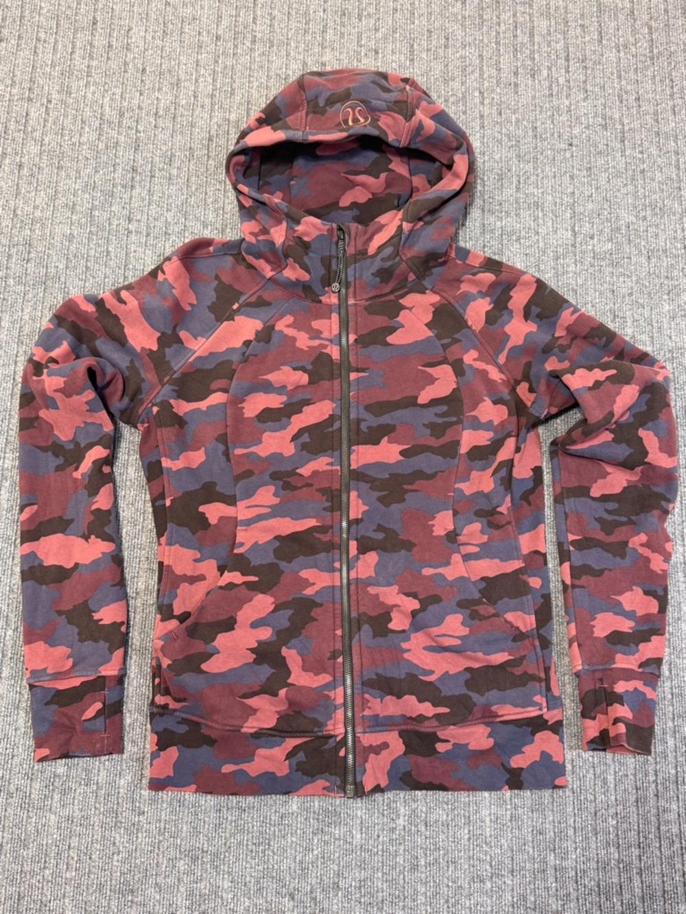 Lululemon Scuba Full Zip Camo Hoodie